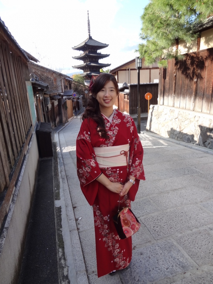 <日本>2011自私之日本行~清水寺岡本和服體驗、八坂神社、花見小路