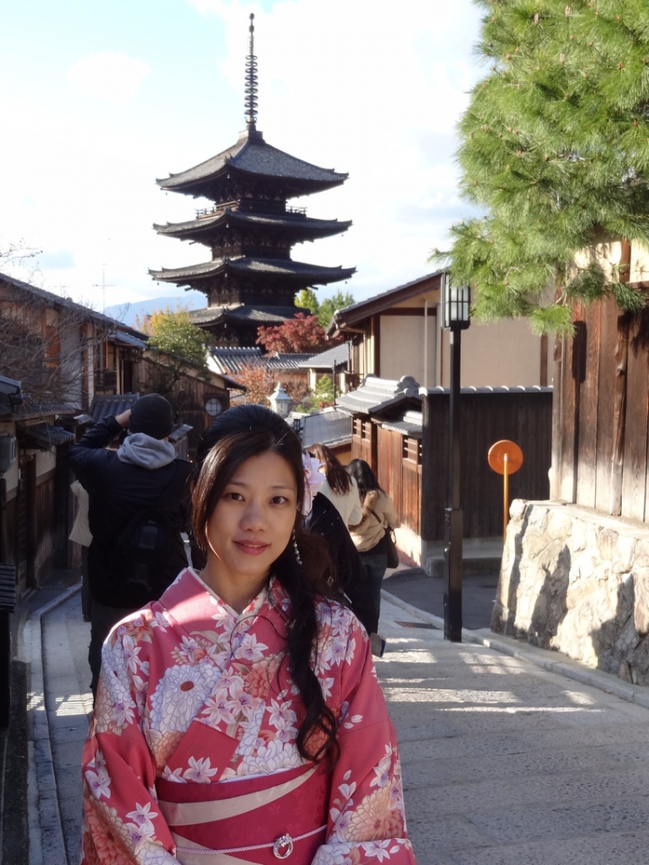 <日本>2011自私之日本行~清水寺岡本和服體驗、八坂神社、花見小路