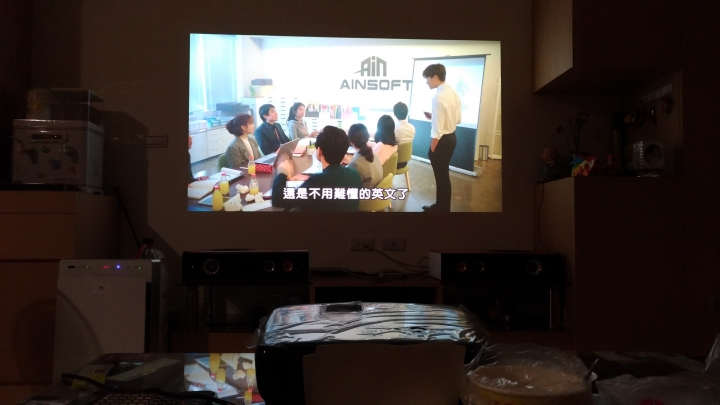 BenQ 側投導演機W2000+ 體驗活動