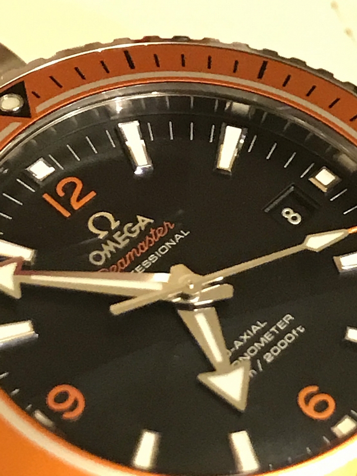 Omega Seamaster Planet Ocean 8500 橘海馬之不專業開箱