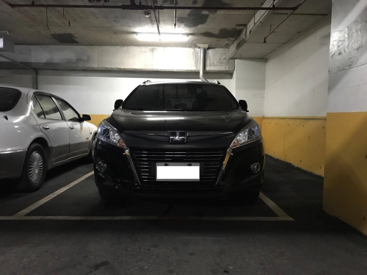 禁止機車進入的社區地下室