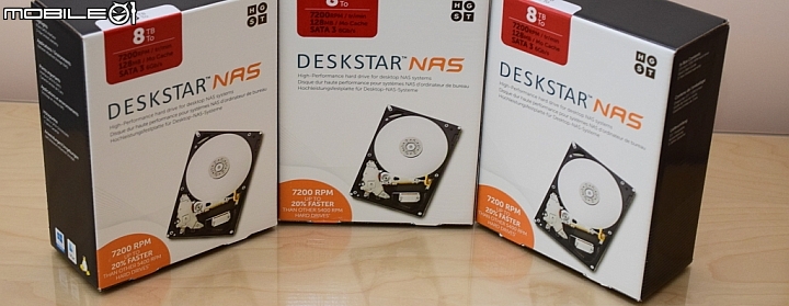 HGST 8TB Deskstar NAS 碟 RAID  開箱