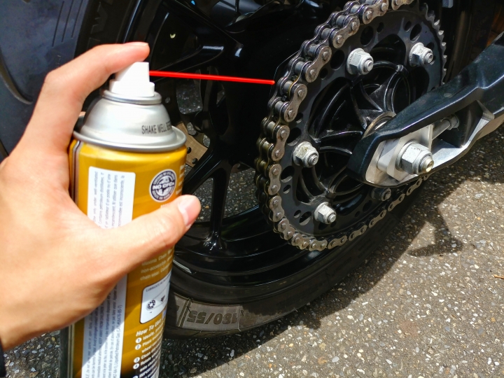 [保養] 【DIY篇】Prowash水性鏈條清潔劑 in BMW F800R