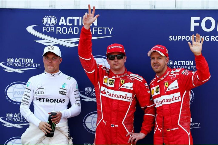 Kimi 睽違近9年，奪得桿位 ~