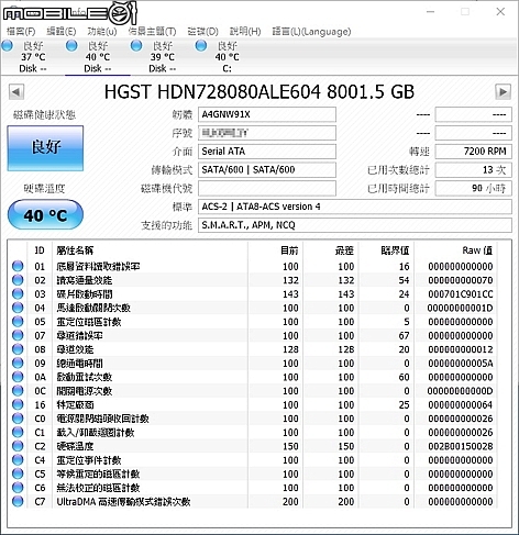 HGST 8TB Deskstar NAS 碟 RAID  開箱