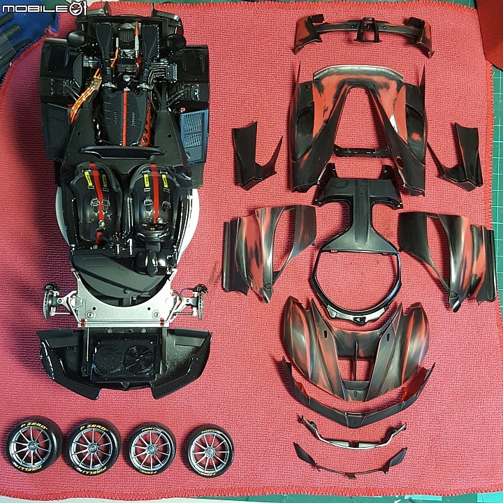 [Tamiya 1:24] 田宮 法拉利 FXX K    Ferrari FXX K  製作過程