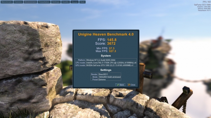 LEADTEK WinFast GTX 1080 HURRICANE 顯示卡開箱測試 / 三扇強襲 熾焰帝國 II