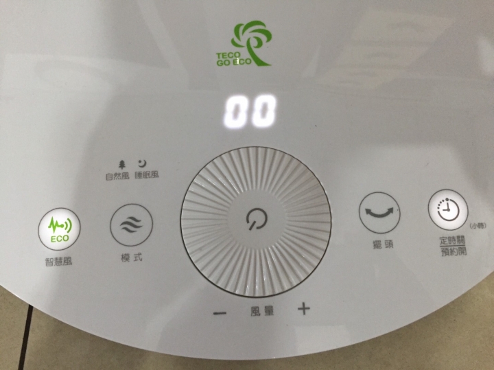 [開箱] 東元 16吋DC馬達ECO遙控擺頭風扇(XA1690BRD)