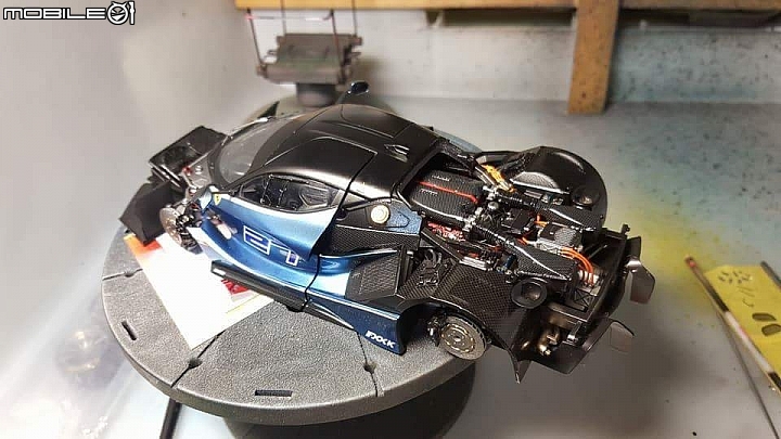 [Tamiya 1:24] 田宮 法拉利 FXX K    Ferrari FXX K  製作過程