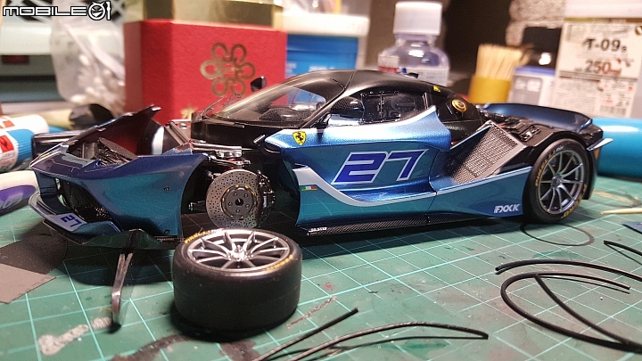 [Tamiya 1:24] 田宮 法拉利 FXX K    Ferrari FXX K  製作過程