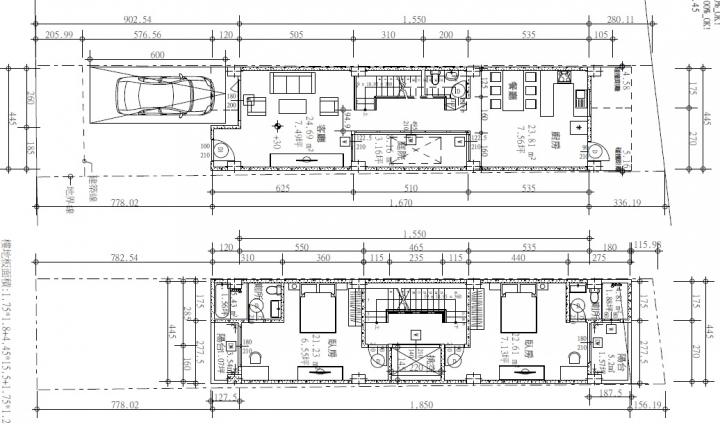 自建長型街屋的格局