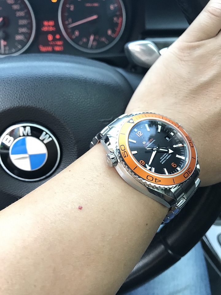 Omega Seamaster Planet Ocean 8500 橘海馬之不專業開箱