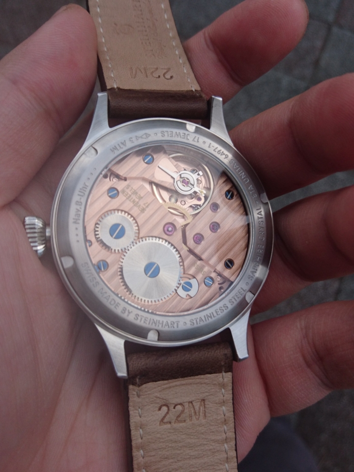 [開箱] Steinhart  Nav B-Uhr 47 飛行錶