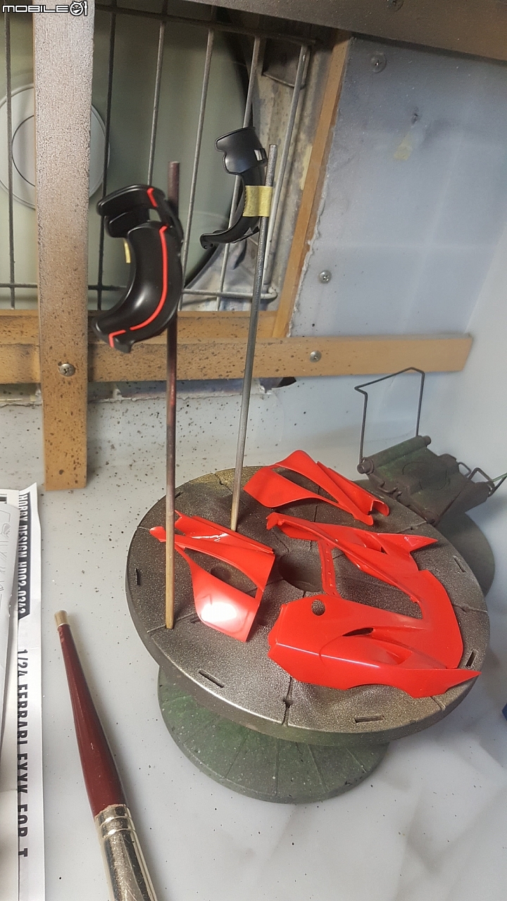[Tamiya 1:24] 田宮 法拉利 FXX K    Ferrari FXX K  製作過程