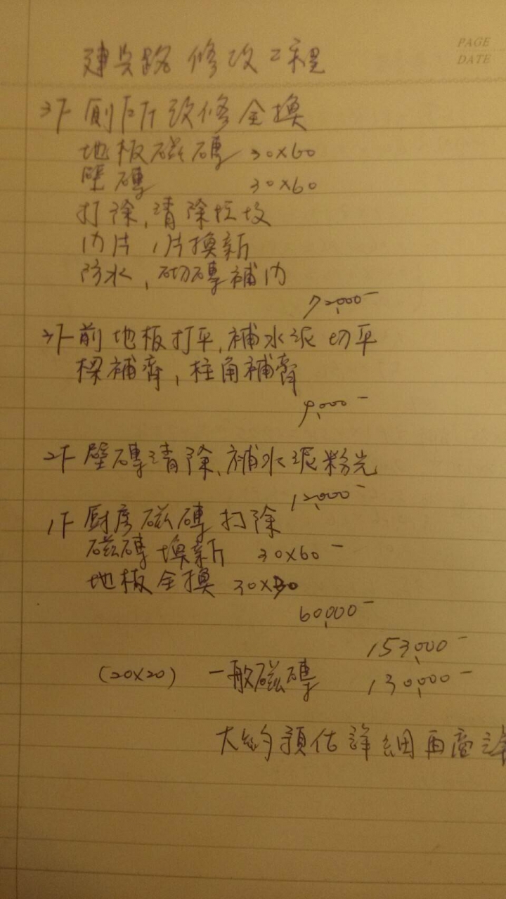請益:泥作報價