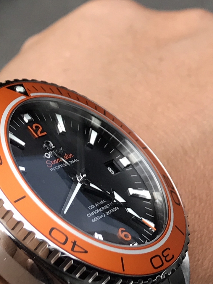 Omega Seamaster Planet Ocean 8500 橘海馬之不專業開箱