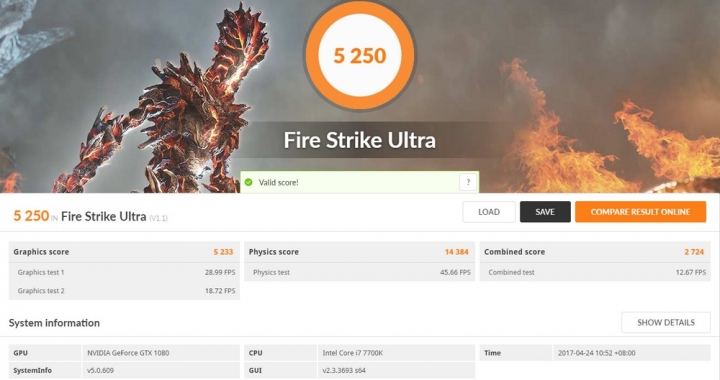 LEADTEK WinFast GTX 1080 HURRICANE 顯示卡開箱測試 / 三扇強襲 熾焰帝國 II