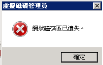鏡像磁碟 遺失，求解