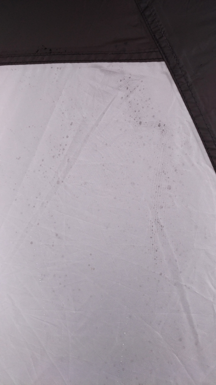 氣候達人標準帳270耐水壓3000mm,這樣的表現正常嗎？