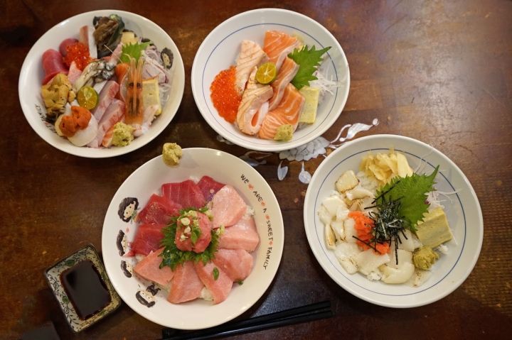 [食記] 畔の食堂。隱藏在小巨蛋巷內的高CP值生魚片丼飯。現在吃黑鮪魚正是時候!