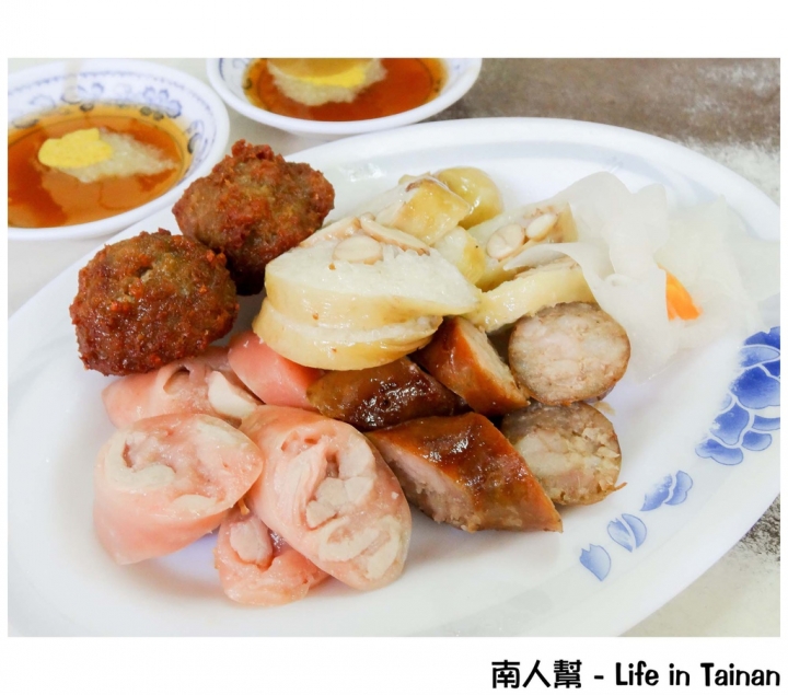 【台南中西區-美食】黑白切｜香腸熟肉｜台南小吃｜舊沙卡里巴美食 ~~ 阿財點心