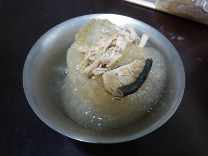 [肉圓]彰化市過溝仔老字號"肉圓王"再訪食記~ 肉絲肉塊兼有~丸子湯只要10元啦!~