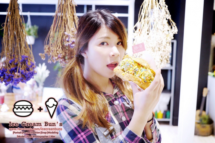 台中南屯區美食║ Ice Cream Bun's漢堡冰淇淋 ►► IG必備隱藏版少女心繽紛打卡甜點和超健康飲料 x 不用跑墾丁台中就可以透心涼