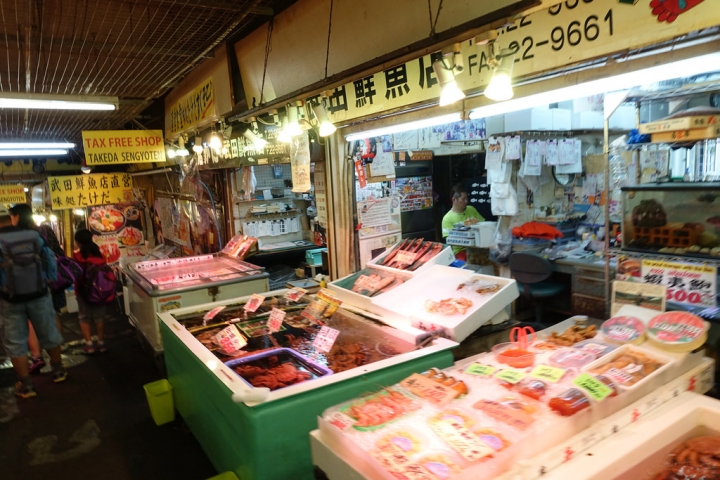 【2016北海道親子行】小樽三角市場。あい田食堂~海膽干貝丼好甜好好吃
