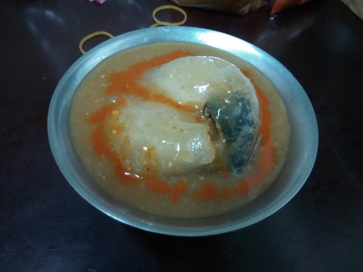 [肉圓]彰化市過溝仔老字號"肉圓王"再訪食記~ 肉絲肉塊兼有~丸子湯只要10元啦!~