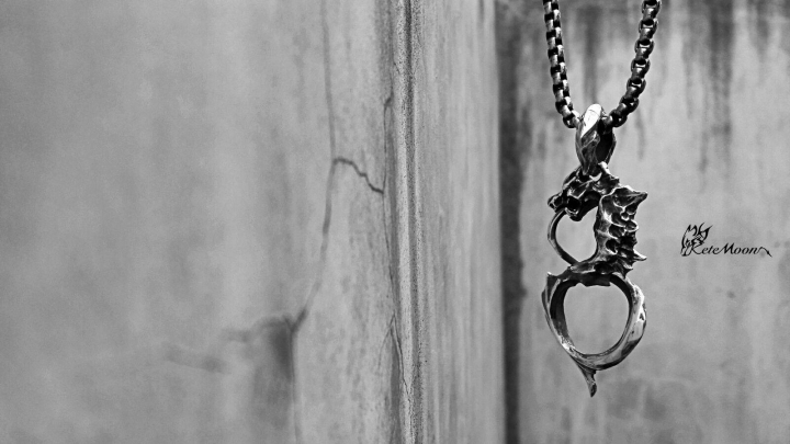 Glam Scale-DT-006 銀豬龍吊墜