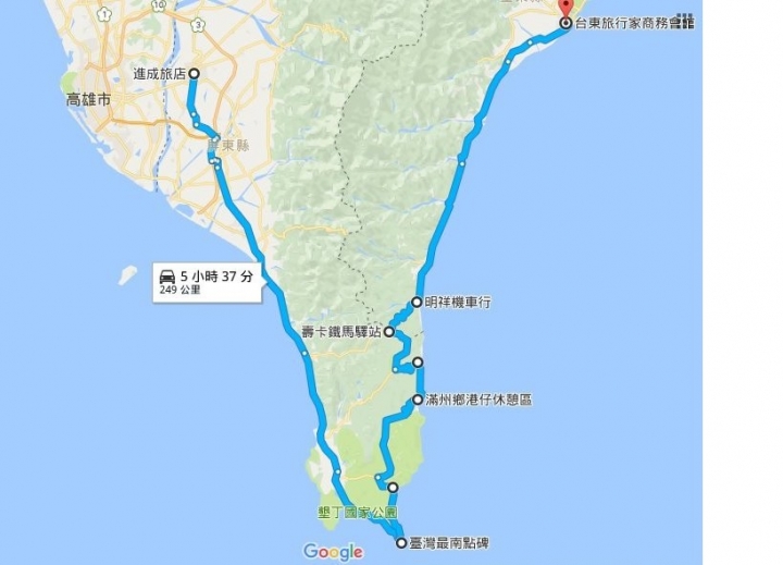 新手環島四極點初體驗(6/19~6/23)