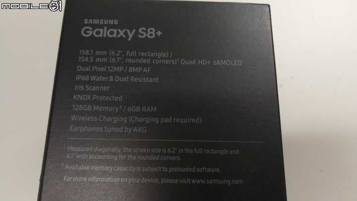 [開箱]香港版 S8+ 6GB+128GB 4G+3G雙卡雙待 珊瑚藍 簡單分享~