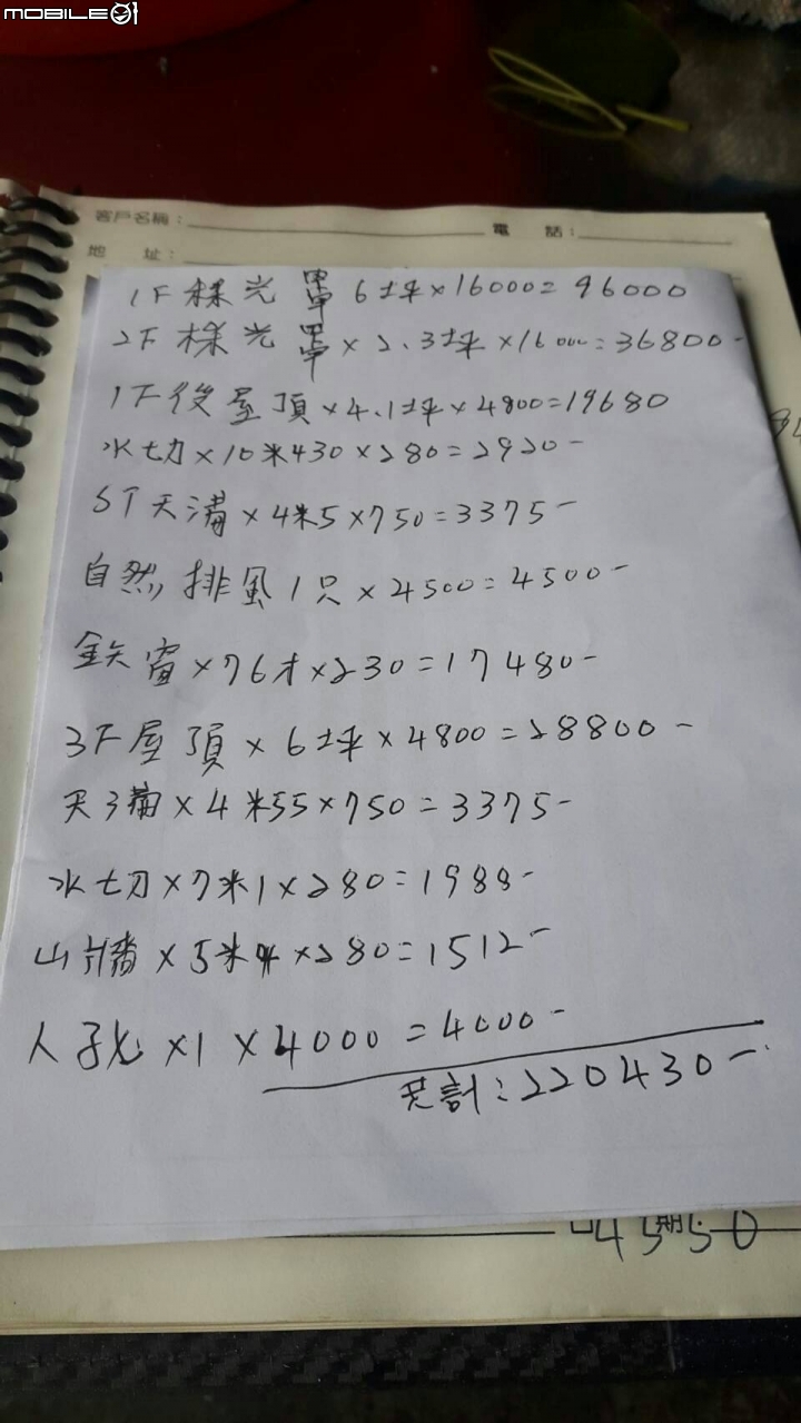 採光罩價格