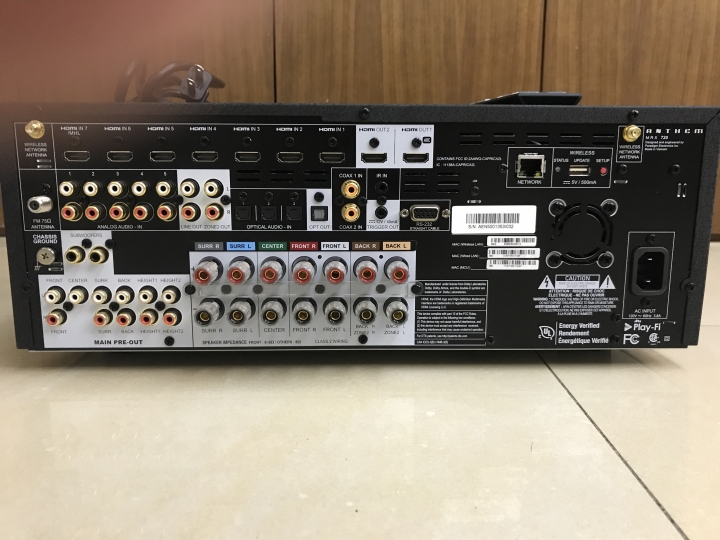 回不去了之Anthem MRX720 AV環繞擴大機開箱