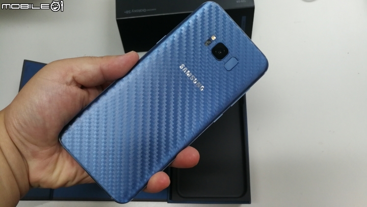 [開箱]香港版 S8+ 6GB+128GB 4G+3G雙卡雙待 珊瑚藍 簡單分享~