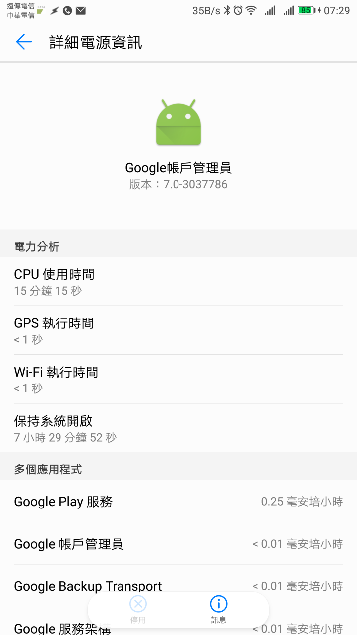 P10 Plus 耗電