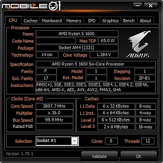 鷹神降臨 AM4  技嘉 AORUS AX370-Gaming K5 /  Ryzen 5 1600 開箱