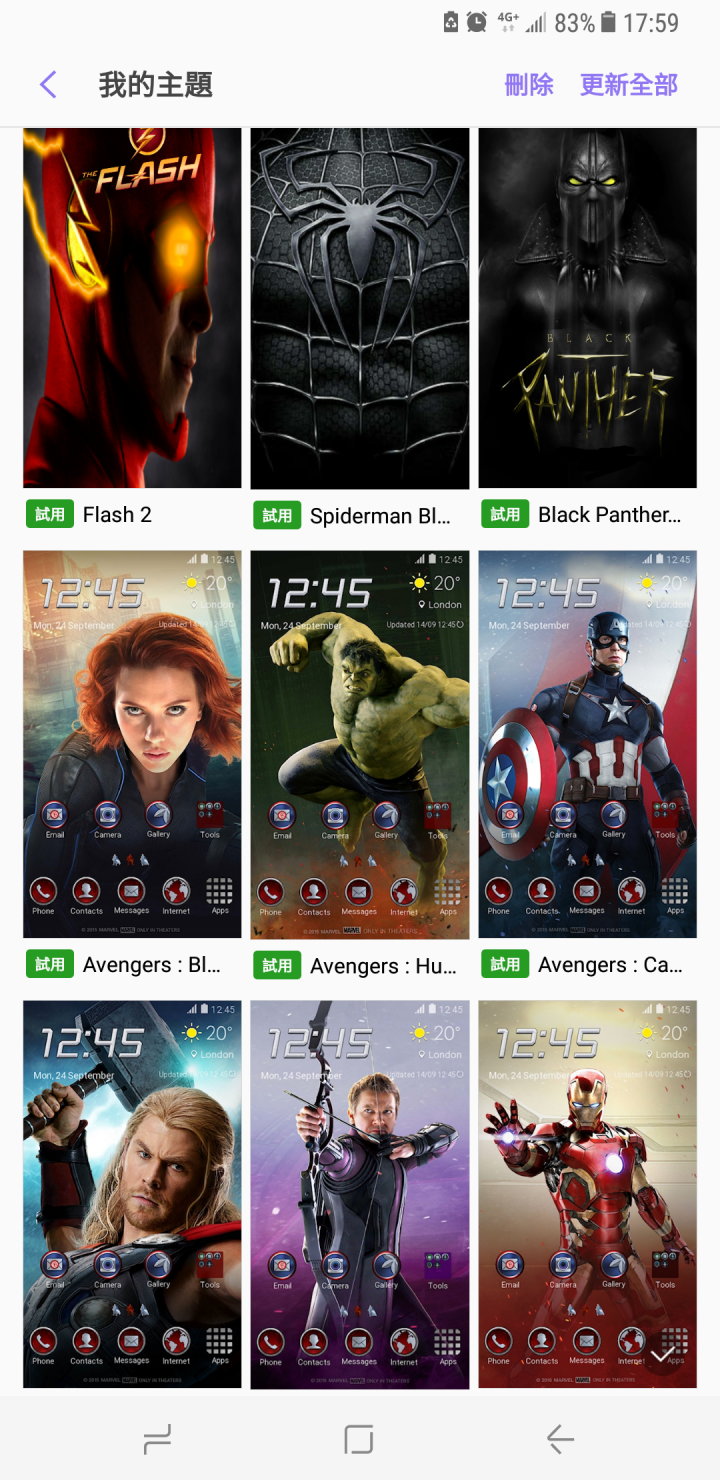 S8+ 弄了一些金屬貼紙 大家幫忙看下 哪個好看 可以搭漫威主題
