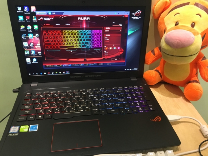 [開箱]ASUS ROG GL553VE電競筆電開箱文