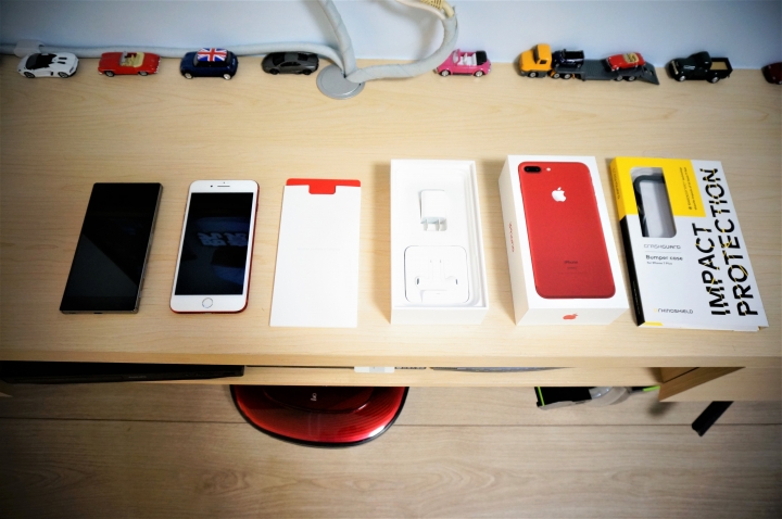 iPhone 7 Plus RED 手機 & 保護殼開箱