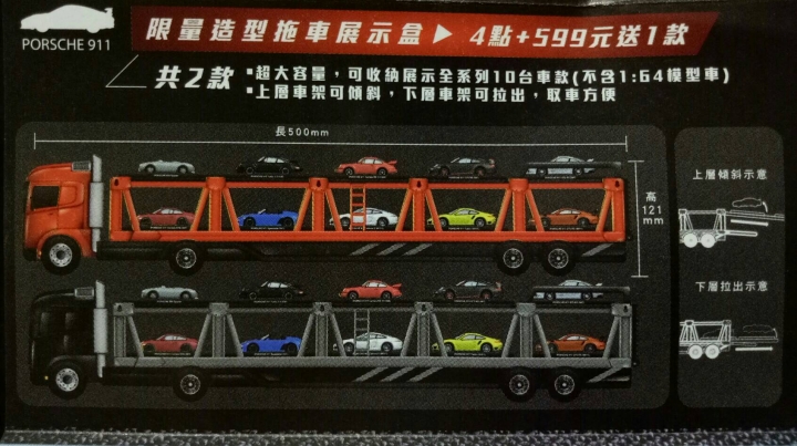 7-11 保時捷 留言更換區 超商集點換小汽車活動 回來啦!