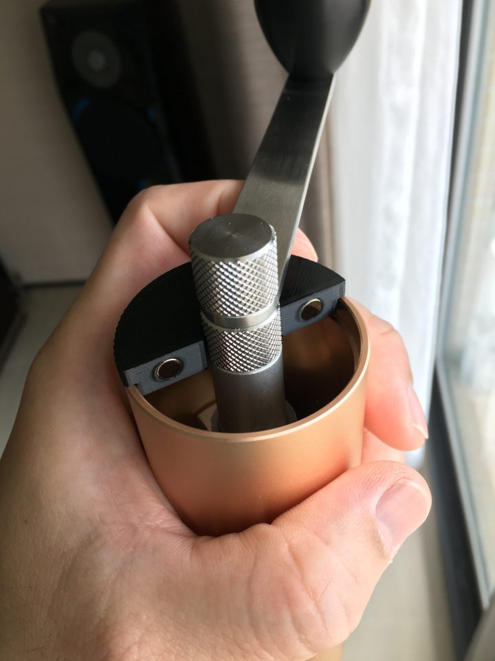 匿名2磨豆機3D列印磁鐵蓋板