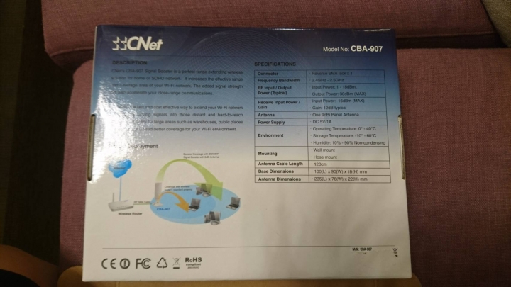 定向強波器CBA-907開箱,古老卻很實用的產品.