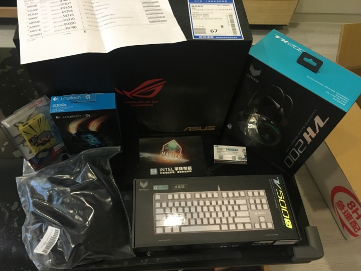 [開箱]ASUS ROG GL553VE電競筆電開箱文