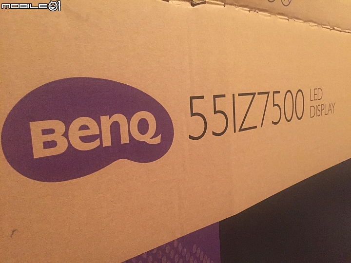BENQ 55IZ7500 小小不專業開箱文