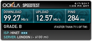 台北智慧光1G vs 中華光世代300M