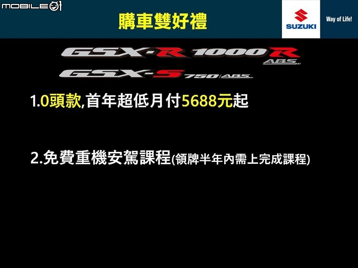 [採訪]GSX家族超殺價格！SUZUKI GSX-R150、GSX-S150、GSX-S750 與終極賽道機器 GSX-R1000、GSX-R1000R 價格公開！