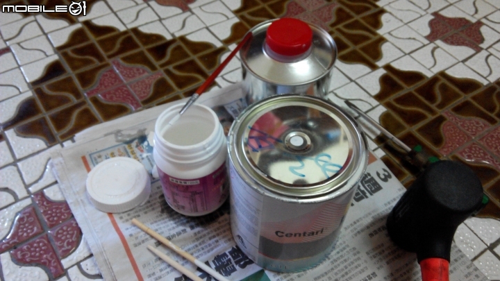 [DIY]Gogoro烤漆~水彩筆土炮工法(不堪入目、慎入)。