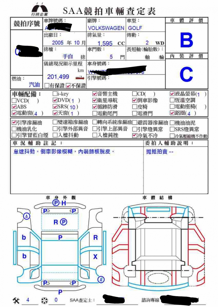二手Golf V 開箱
