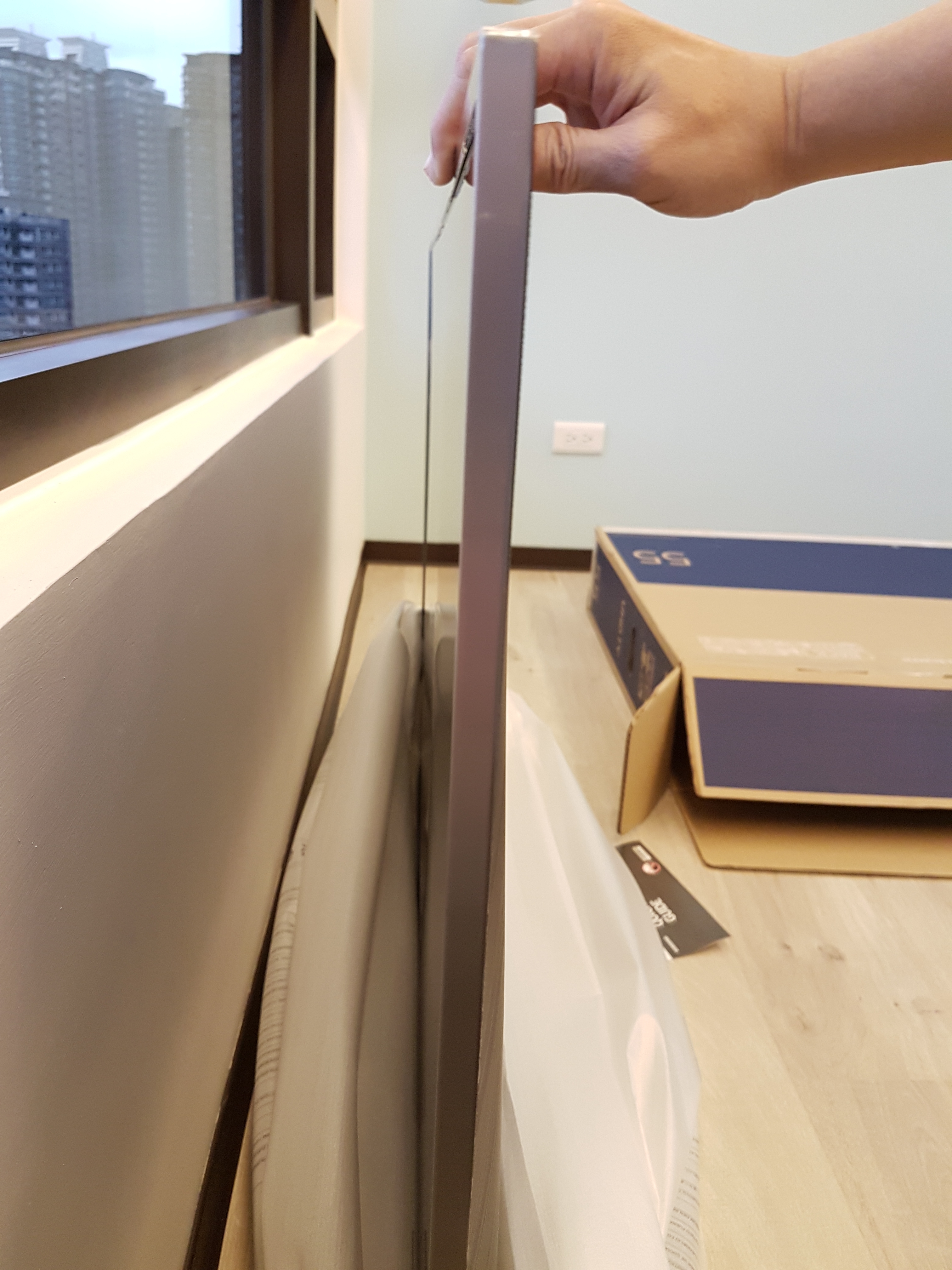 三星2017新機UA55MU6400WXZW 4K UHD電視-很不專業開箱 搭配PHILIPS Soundbar HTL7140B